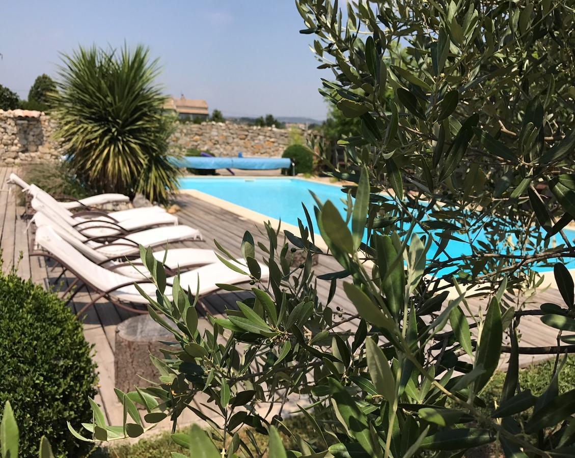 Domaine De La Manse Hotell Villeneuve-de-Berg Exteriör bild